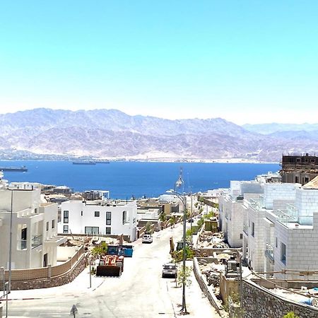 Stunning Penthouse With Sea Views And Private Heated Pool Leilighet Eilat Eksteriør bilde
