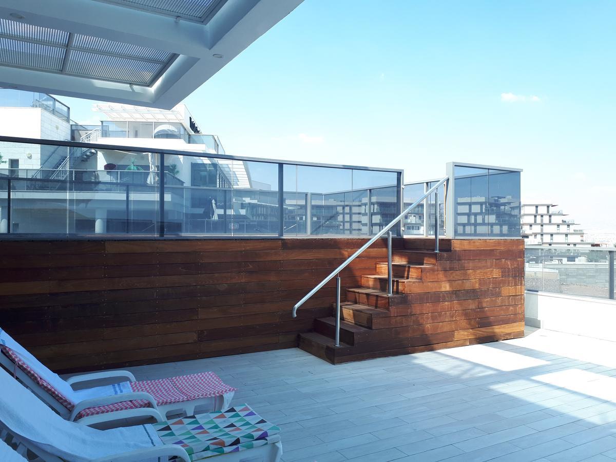 Stunning Penthouse With Sea Views And Private Heated Pool Leilighet Eilat Eksteriør bilde