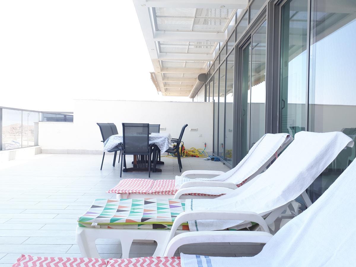 Stunning Penthouse With Sea Views And Private Heated Pool Leilighet Eilat Eksteriør bilde